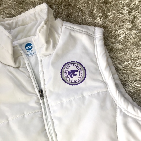 KSU Kansas State University Wildcats Vest Jacket L - Picture 4 of 6